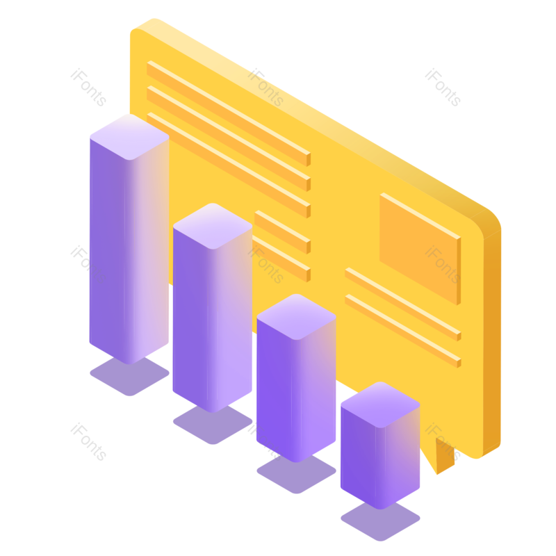 图表图片,PPT素材元素,上升PNG,免抠素材